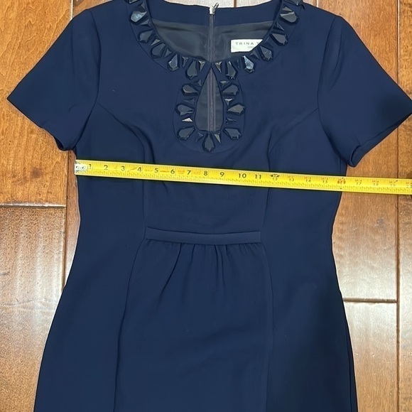 Trina Turk navy dress medium - Picture 8 of 12
